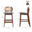 25" PU Upholstered Counter Height Bar Stool-612523576-612523522