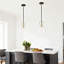 Southwest 1 - Light Matte Black/Gold Single Pendant-843696874