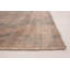 Tapis unique en viscose noué à la main des années 2010 crème de 5 pi x 7 pi 7 po Suazo