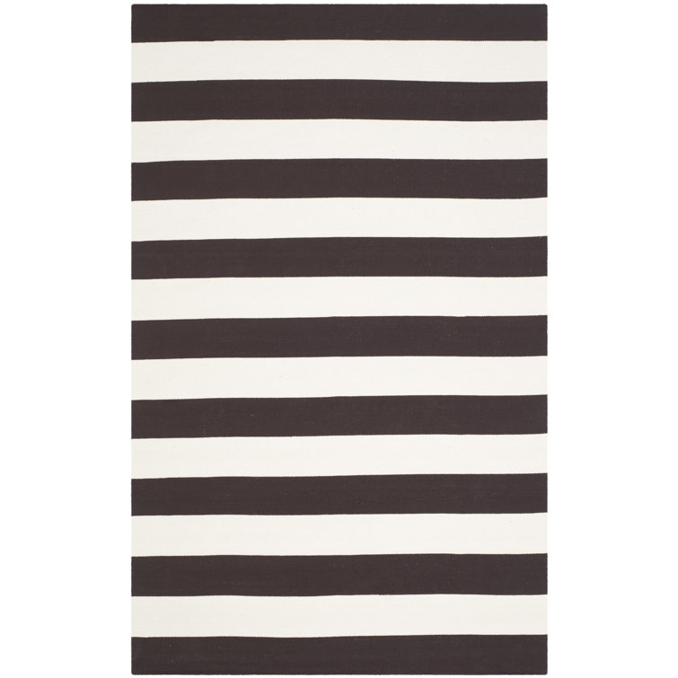 Wester Hand Woven Cotton Striped Rug
