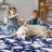2x6 Shag Runner Rugs for Bedroom Blue Rugs for Living Room Shag Bedside Rug Fuzzy Plush Carpet for Dorm Nursery Hallway Home Decor-125822449-125822448
