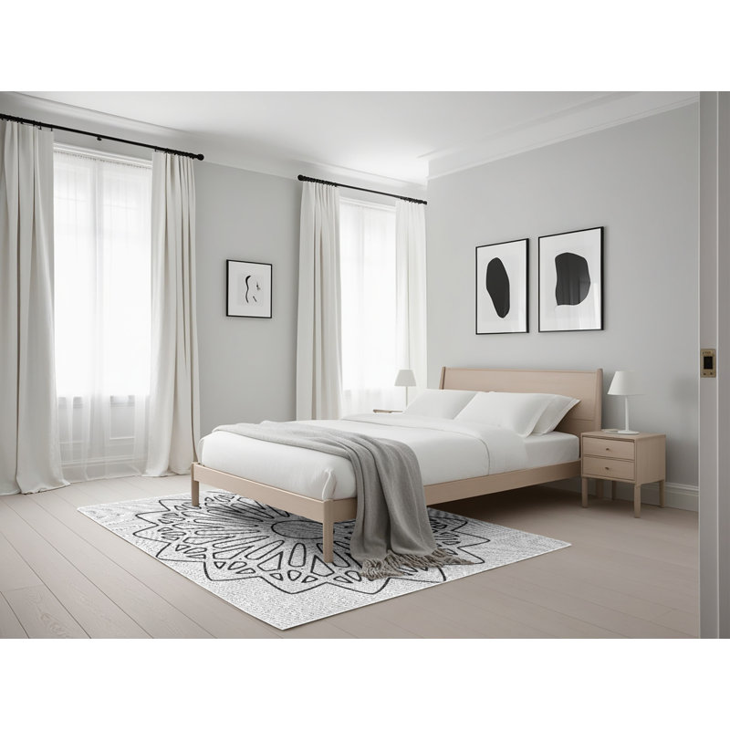 Tapis noir Alfrodull, Rectangle 5 pi x 7 pi