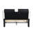 Faux Leather Upholstered Platform Bed Frame With Led Lighting ,Bluetooth Connection To Play Music Control,Backrest Vibration Massage,Curve Design, Wood Slat Support