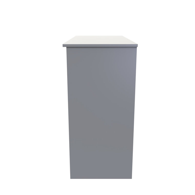 Contrast 3 Drawer Vanity in Dusk Grey (Ready Assembled)