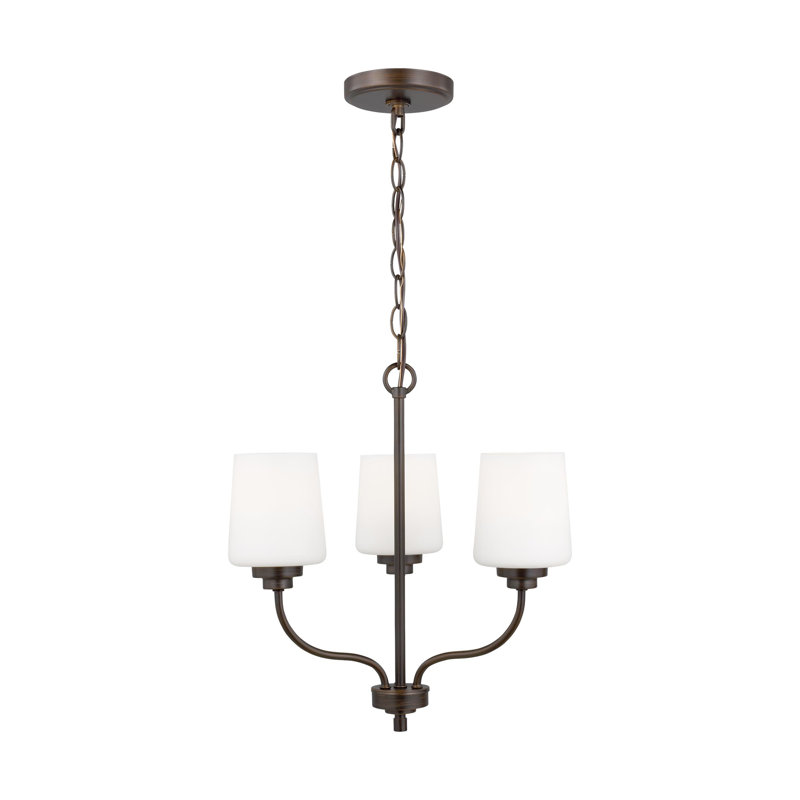 Windom 3 - Light Steel Dimmable Chandelier, No, Bronze