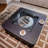 Brisseyda Square Concrete Bio-Ethanol Smokeless Fire Pit Table with Lid-1057253084