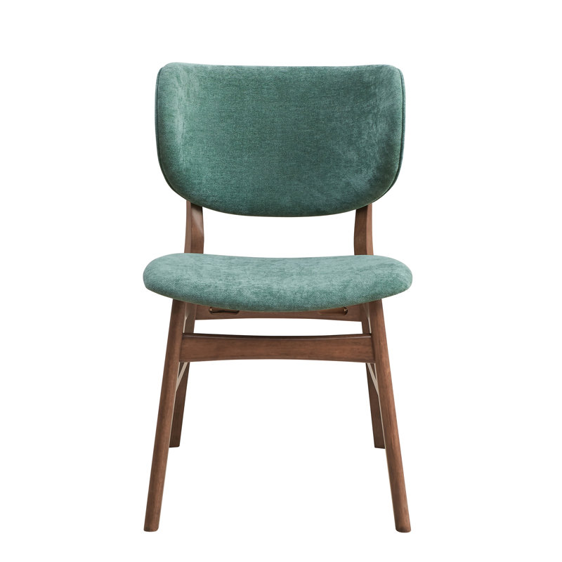 2 Side Chairs - Offers A Cozy Seating Experience In Dining Chair Pair Complementary To Various Interiors, Green