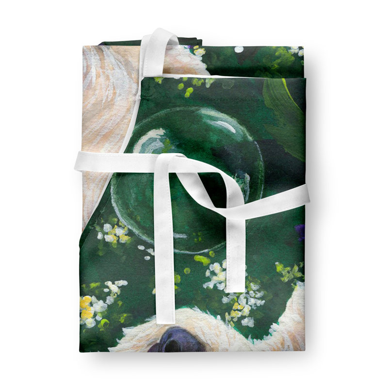 No Pattern Bib Apron