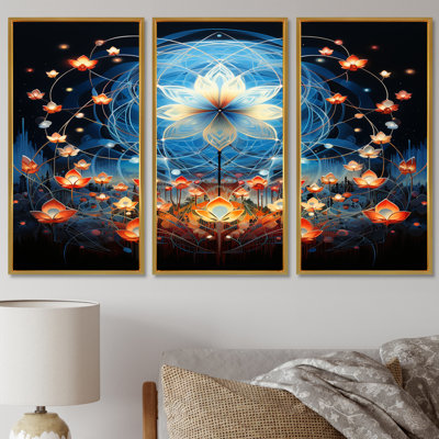 Torince - Ensemble d'art mural floral moderne