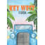 «Key West Poster», reproduction sur toile tendue-20428921
