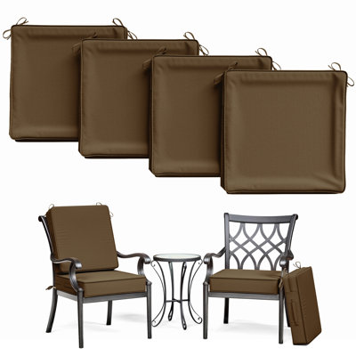 Housses de coussin de chaise d'extérieur, 5 tailles disponibles, housses seulement
