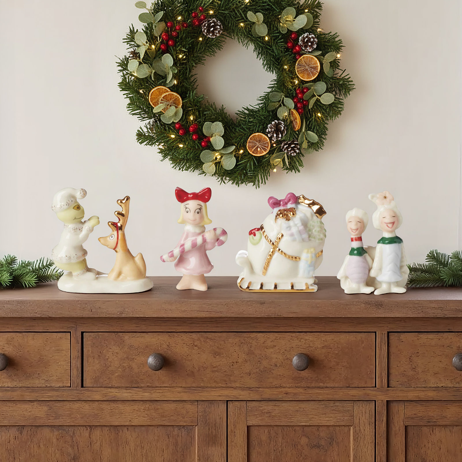 Whoville 4-Piece Figurine Set