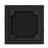 Ossi 22'' H Square Glass End Table with Graffiti Abstract Art
