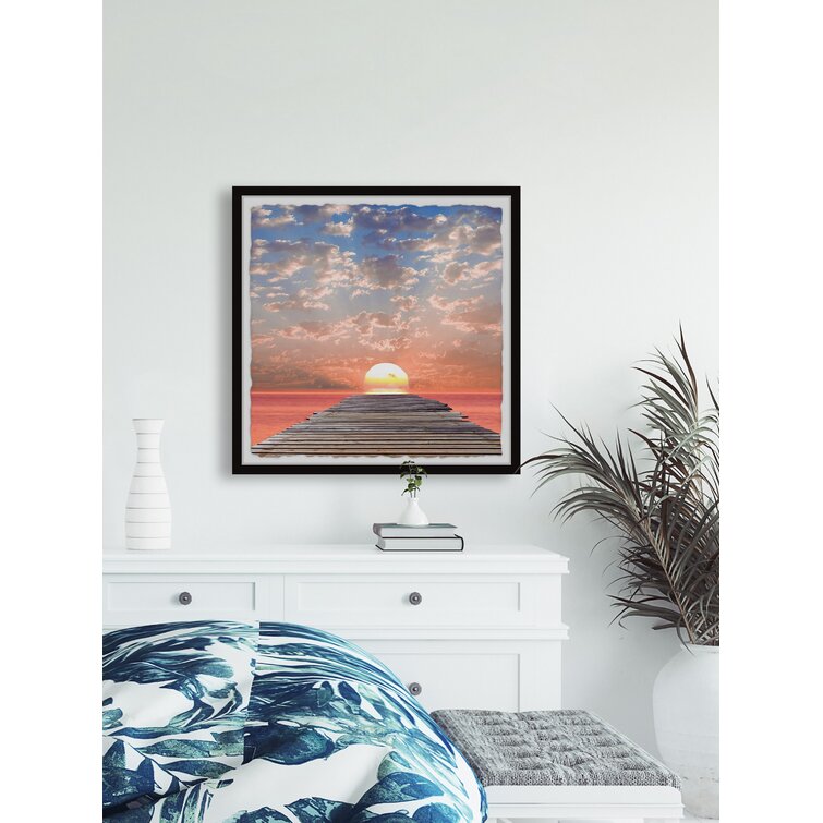 Framed Print - Sunset By Word Up Creative
