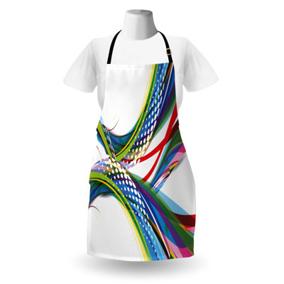 Abstract Bib Apron