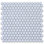 0.75" x 0.75" Marble Penny Round Mosaic Wall & Floor Tile