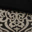 Édredon très grand 8 pièces, conception réversible, détails décoratifs noir doux, dossier uni, lavable à la machine