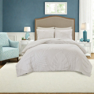 Ensembles de literie en chenille de coton touffetée, très grand style bord de mer