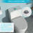 One Ceramic Toilet With Powerful Flush And Silent Lid Dual Long-Lasting Finish Seat