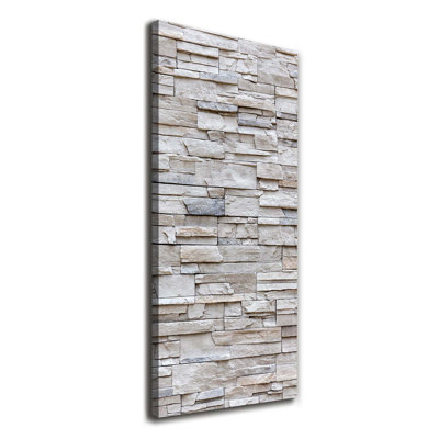 A Stone Wall - Wrapped Canvas Print