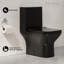 Toilette carrée une pièce à double chasse 1,12 / 1,6 GPF Carre