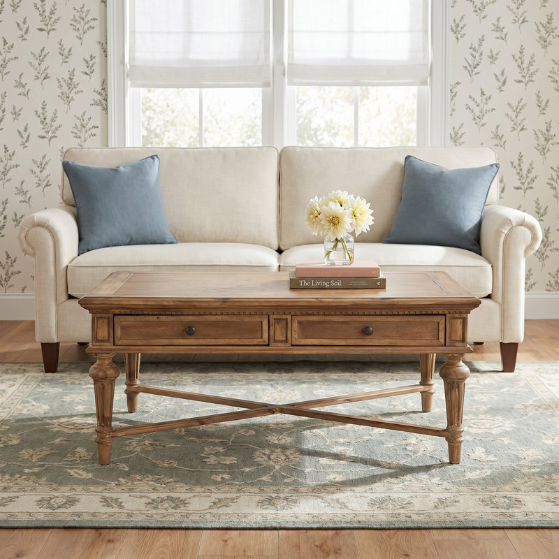 Veronica Solid Wood Single Coffee Table