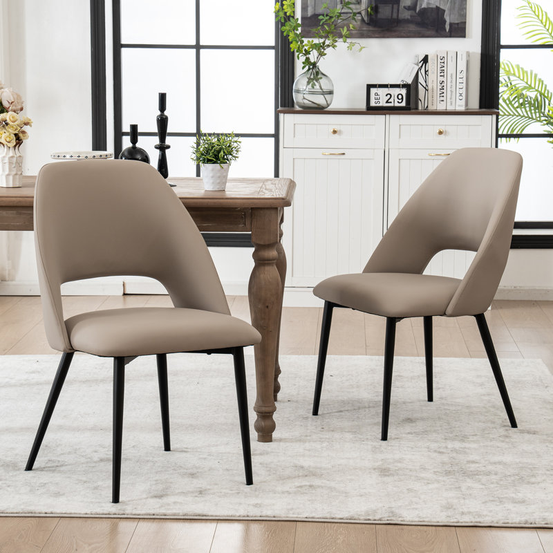 Chaise d'appoint rembourrée Modern, Mélange de polyester kaki