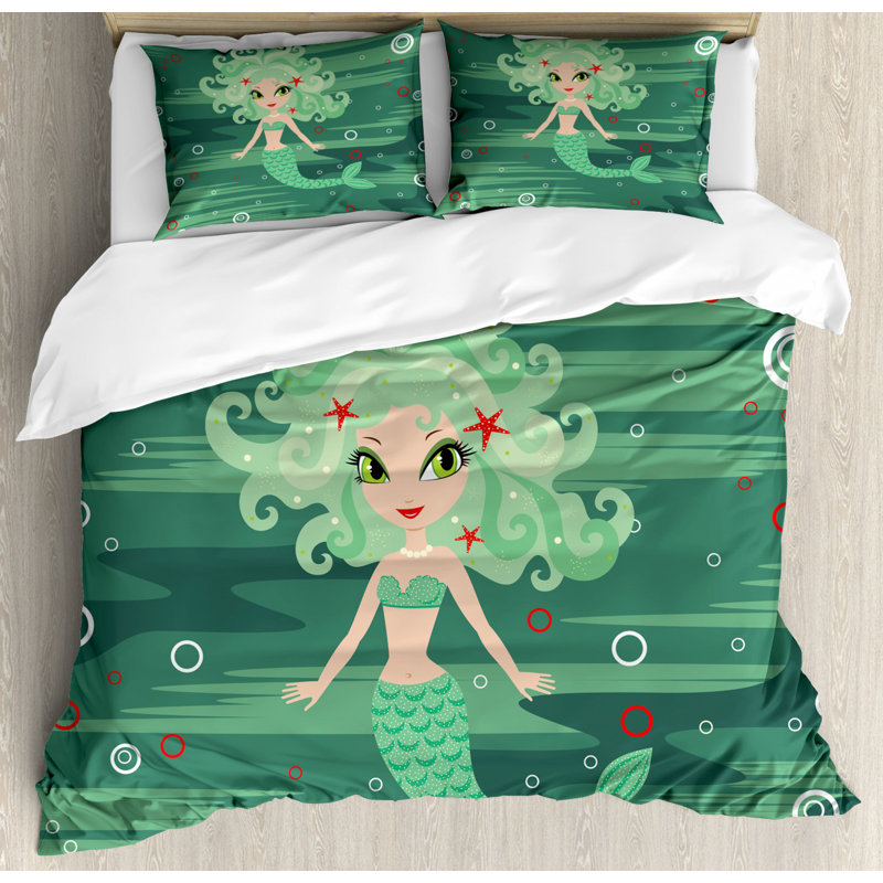 Polyester Geometric Shapes Duvet Cover