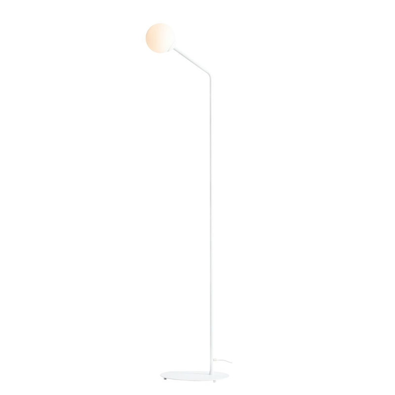 Pritchard 164cm White Swing Arm Floor Lamp