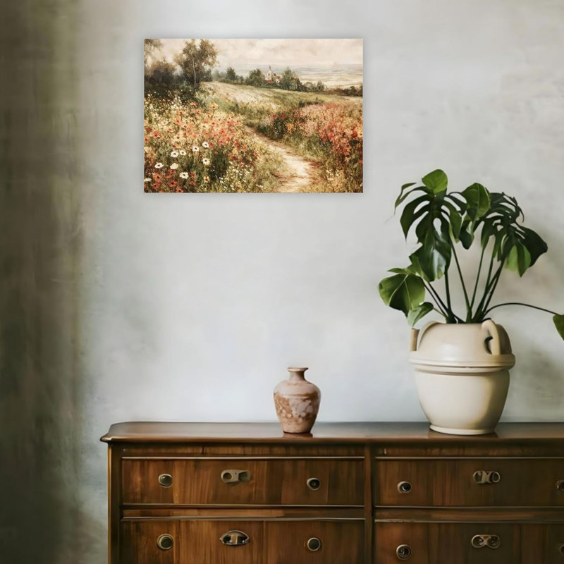 Art mural sur toile nature botanique sans cadre 24 po x 20 po