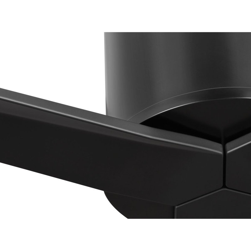 Paso 60'' Matte Black Industrial Ceiling Fan with Remote