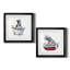«Bathing Beauty I», ensemble de 2 reproductions d'art encadrées-258997703-258997720-258997698