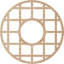 Médaillon de plafond 28 "x 28" x 10 1/8 "x 1/4" T O'Neal-63412270-63412274