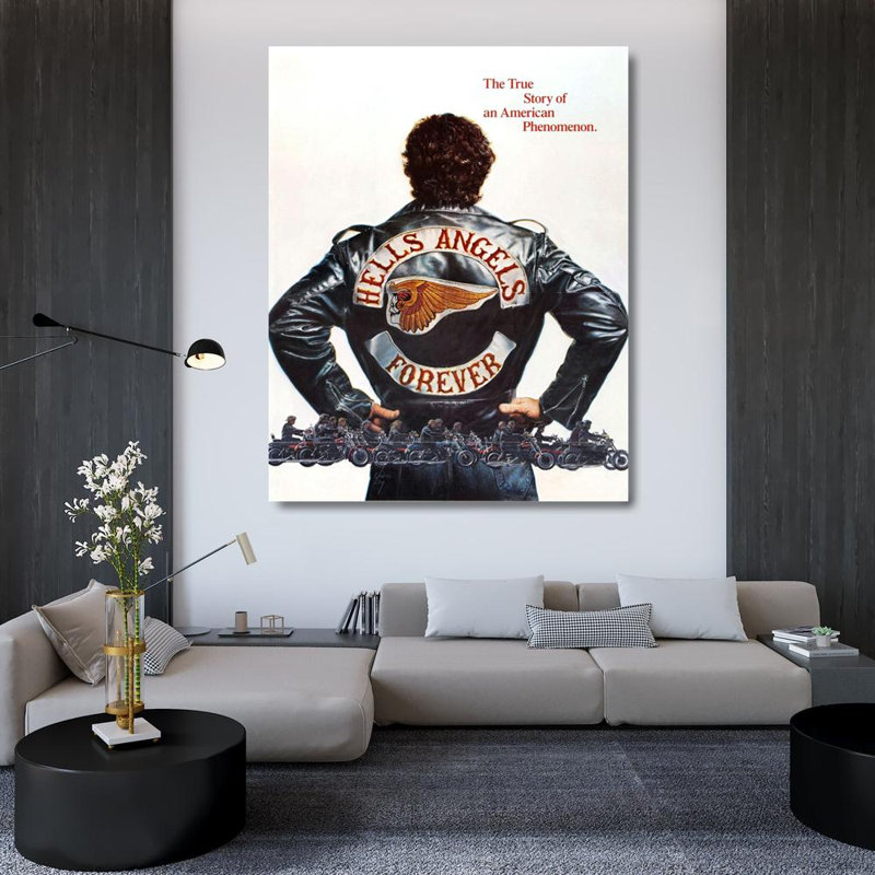 Hells Angel's Forever, 46" H x 36" W