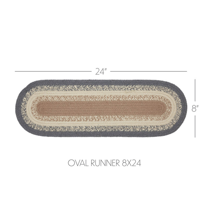 Finders Keepers Oval Runner 12x36, 24" x 8"
