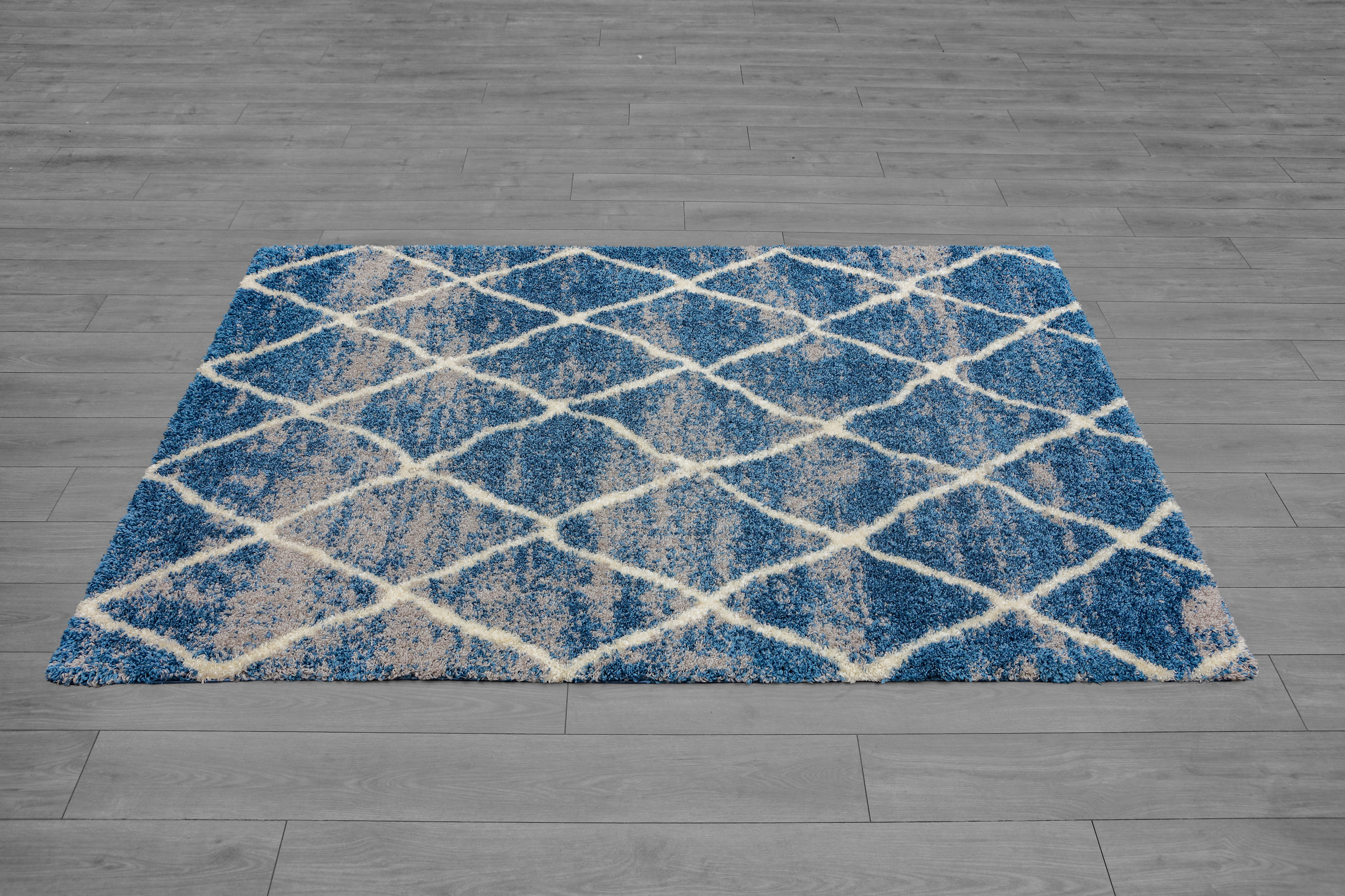 Union Rustic Legault Argyle Blue Area Rug | Wayfair