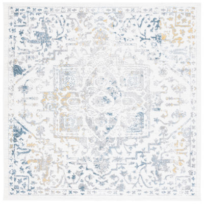 Lowrey White/Blue Rug