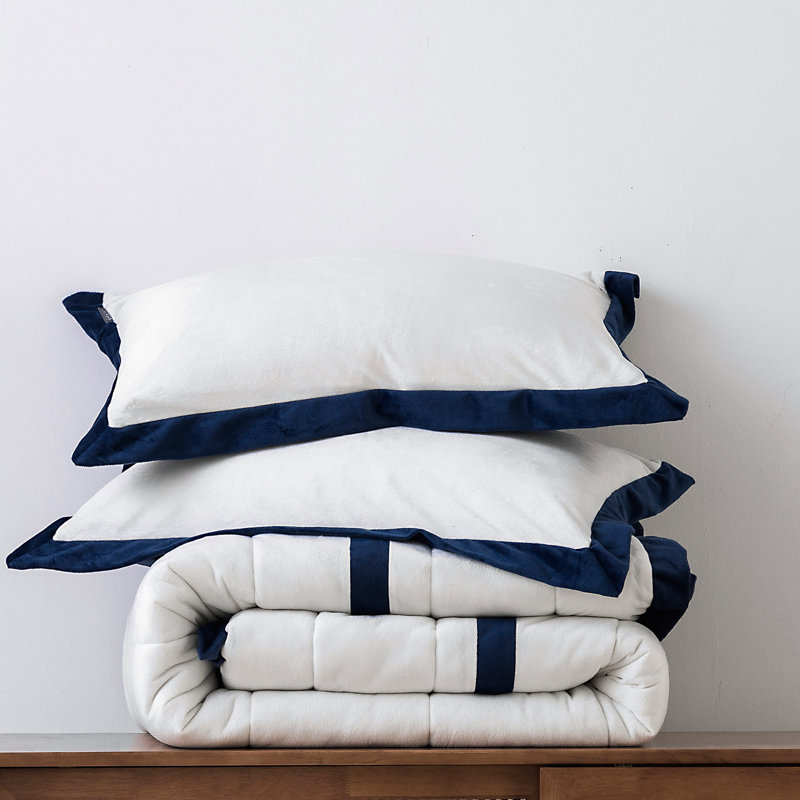Ensemble d’édredon réversible, Édredon grand, Blanc
