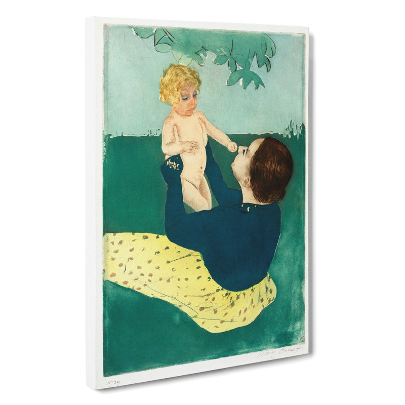 Under The Horse Chestnut Tree by Mary Cassatt - Wrapped Canvas Painting, 60cm H x 40cm W x 3cm D