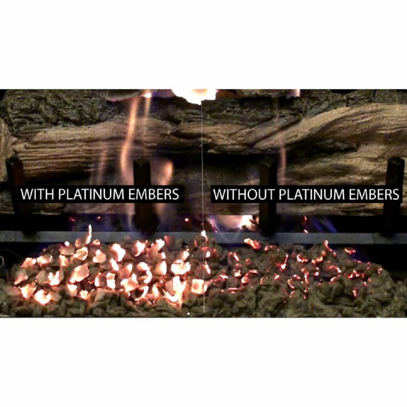 Braises platine éclatantes