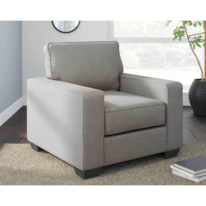 Greaves Upholstered Armchair, Gray