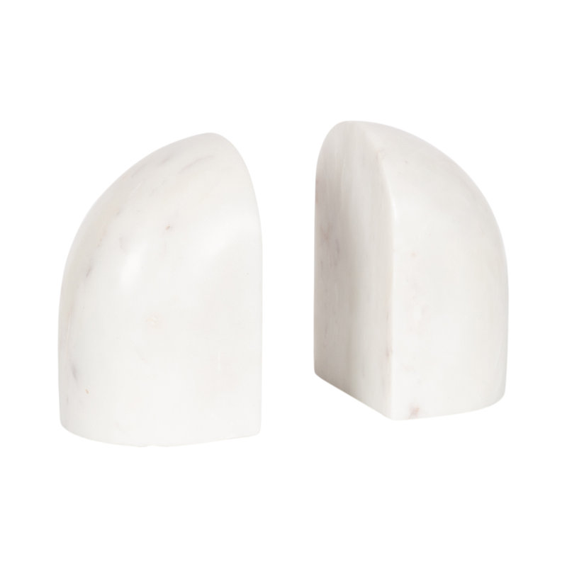 Brookhart Two-Piece Marble Bookend Set