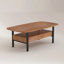 Meuble télé et table basse style Mid-Century moderne (ensemble de 2)