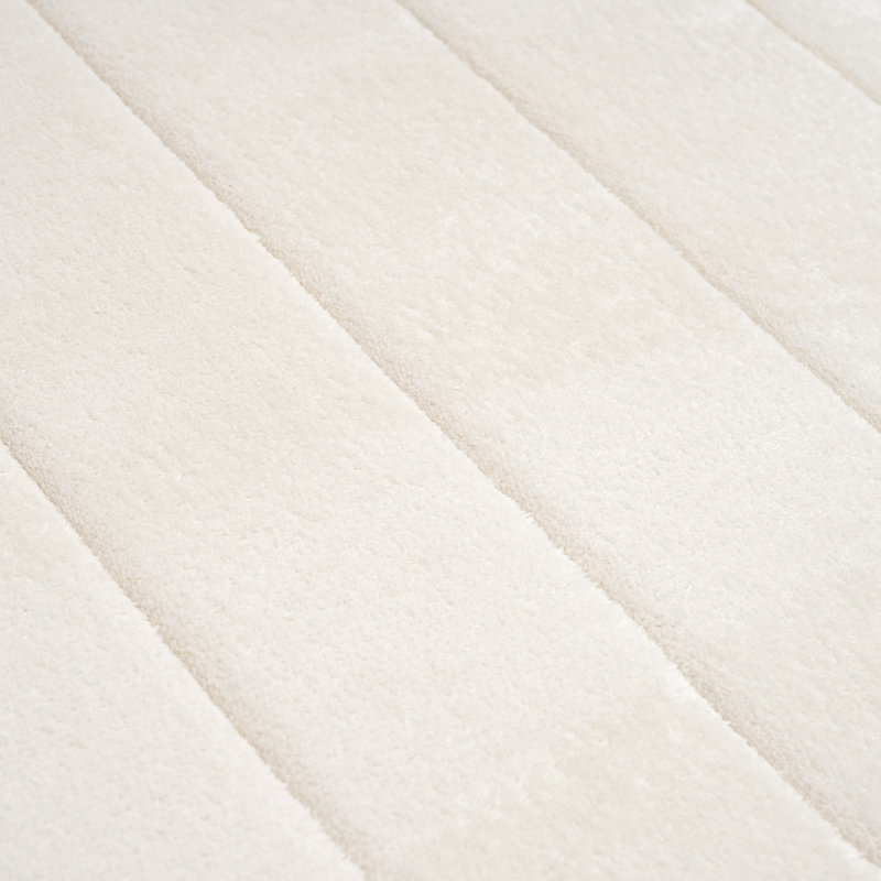 Très grand tapis de salle de bain Jaynne, Crème