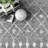 Amanuel Moroccan Geometric Area Rug in Dark Gray-1417941984