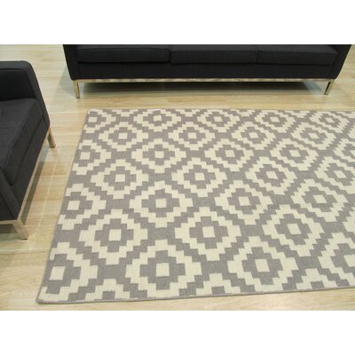 Elegant and Stylish Hand-Woven Luxurious Wool Indoor Geometric Gray Color Rectangle Area Rugs -  The Conestoga Trading Co., CNTC5195 29015312