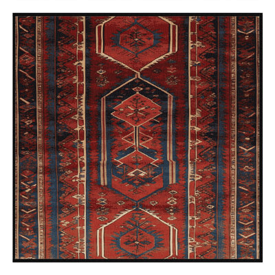 Tapis brun lavable à la machine