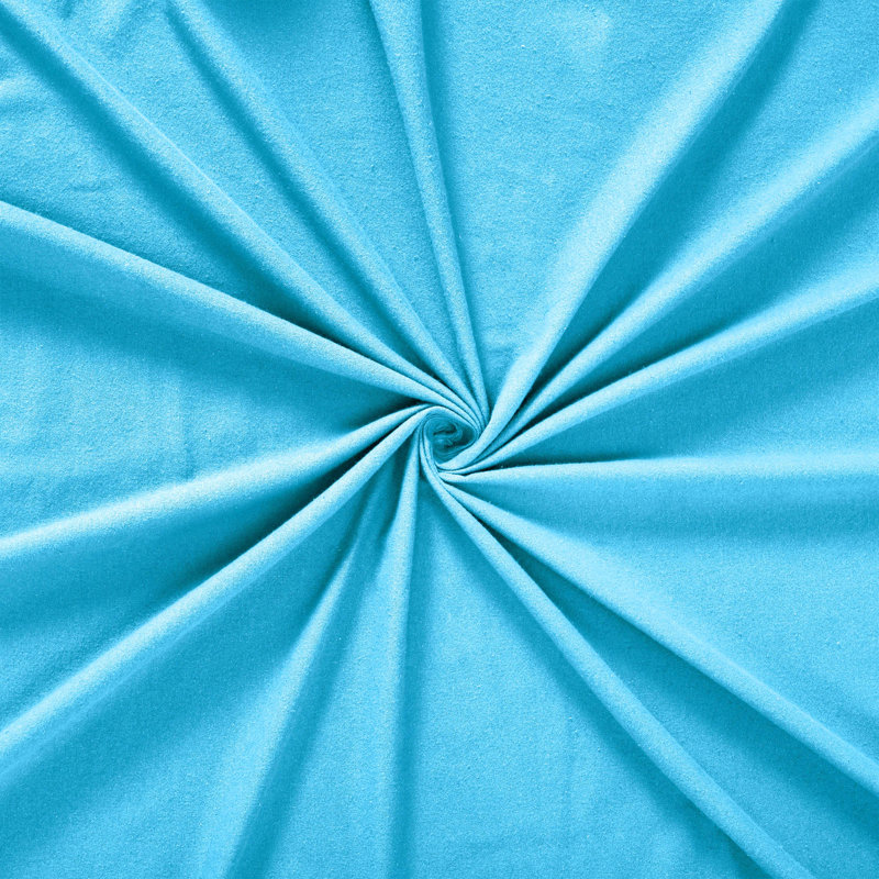 Ensemble de draps 100% flanelle toutes saisons, Ensemble de draps pour taille de lit très grand c, Bleu