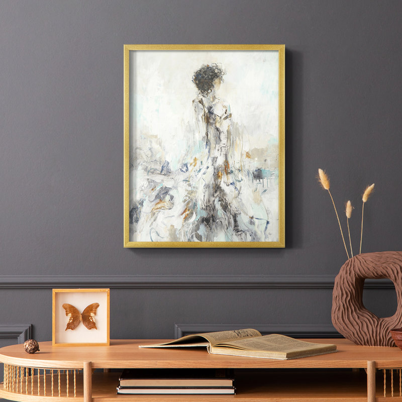 Romantic Reflection II Framed Print - Solid Wood, 14" H x 11" W