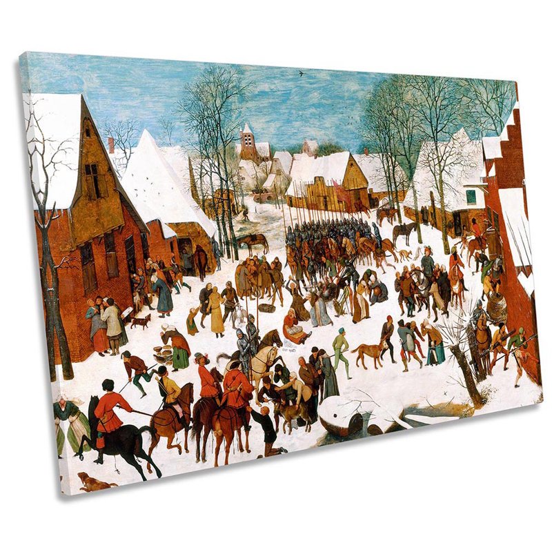 Pieter Bruegel Massacre Of The Innocents - Wrapped Canvas Print, 50.8cm H x 76.2cm W x 2cm D